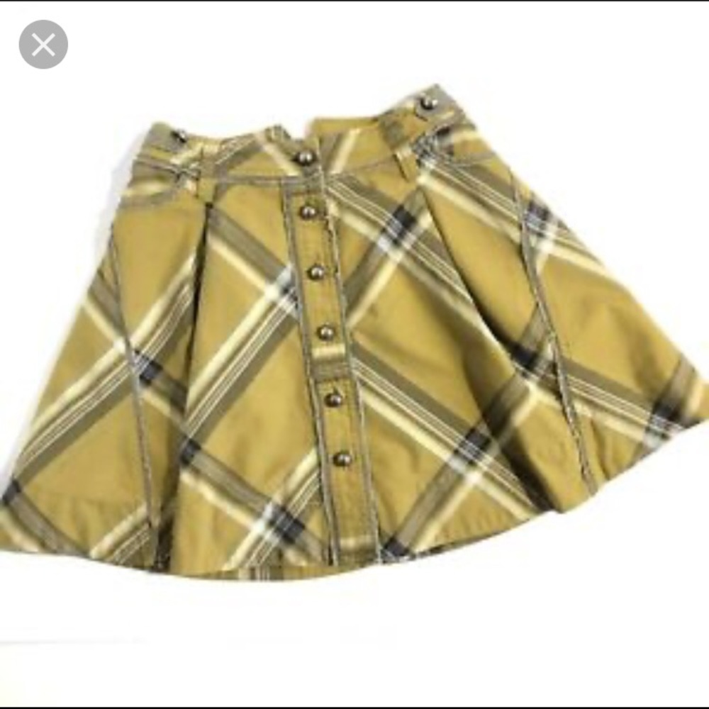 NWT Anthropologie Skirt in Plaid